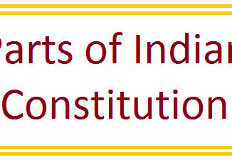 Parts of Indian constitution