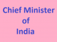 Chief minister of India